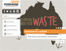 Tablet Screenshot of foodwise.com.au